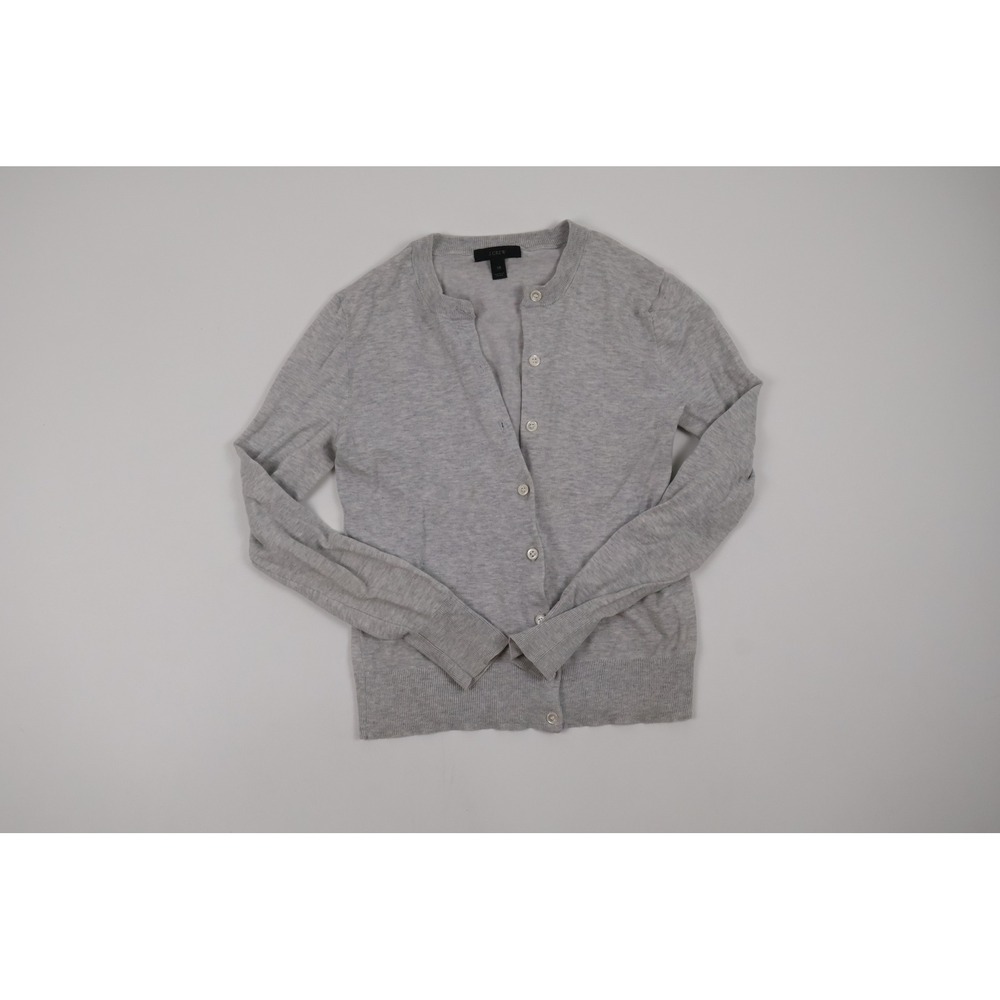 J.Crew Cardigan Sweater Tippi Heather Gray XS